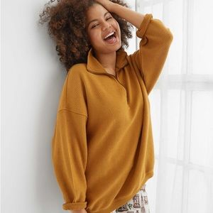 Aerie Good Vibes Corded Sweatshirt